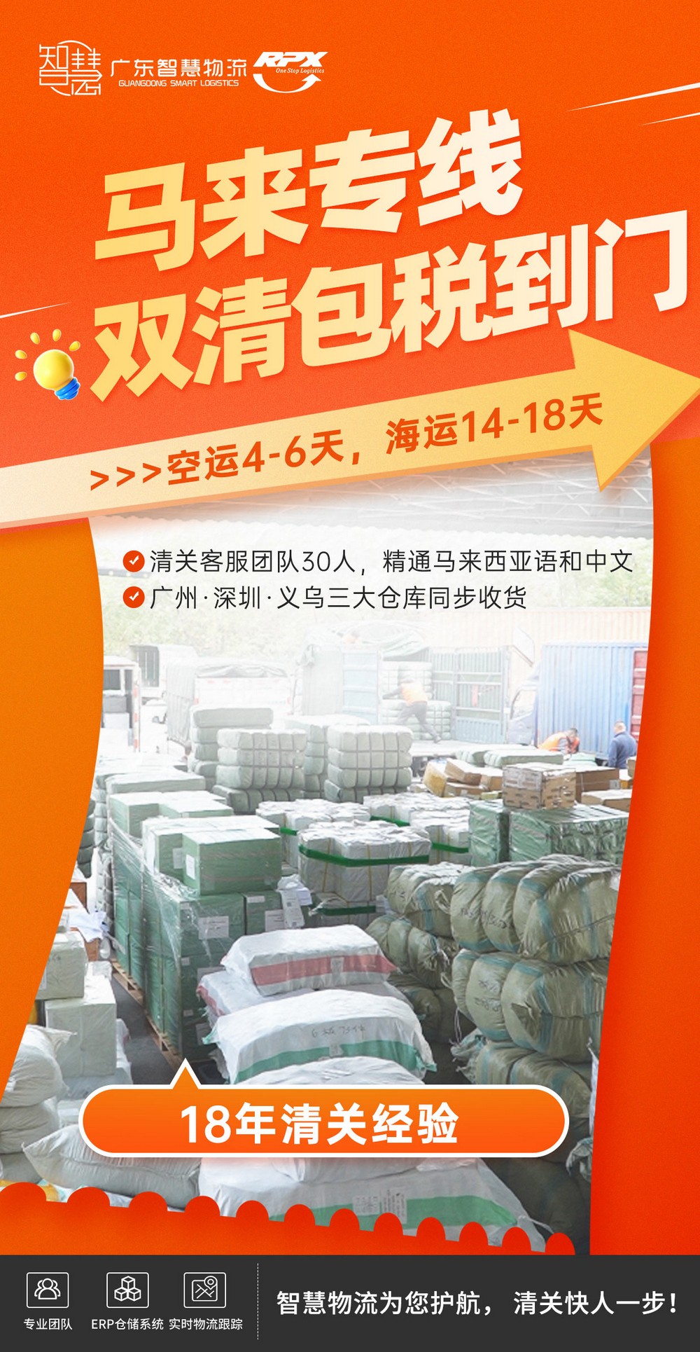 广州服装到马来西亚,包税双清渠道大全