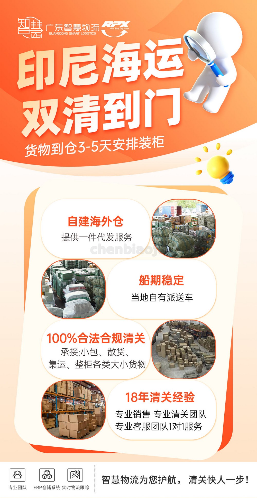 广州至印尼双清专线，出口火腿肠